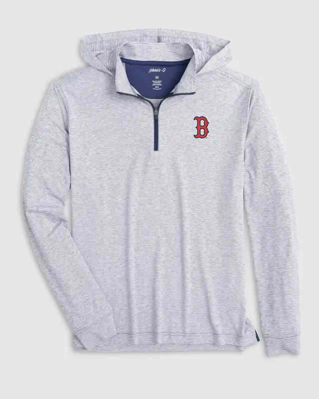 Boston Red Sox Hybrid Performance 1/4 Zip Hoodie sold by Johnnie-O