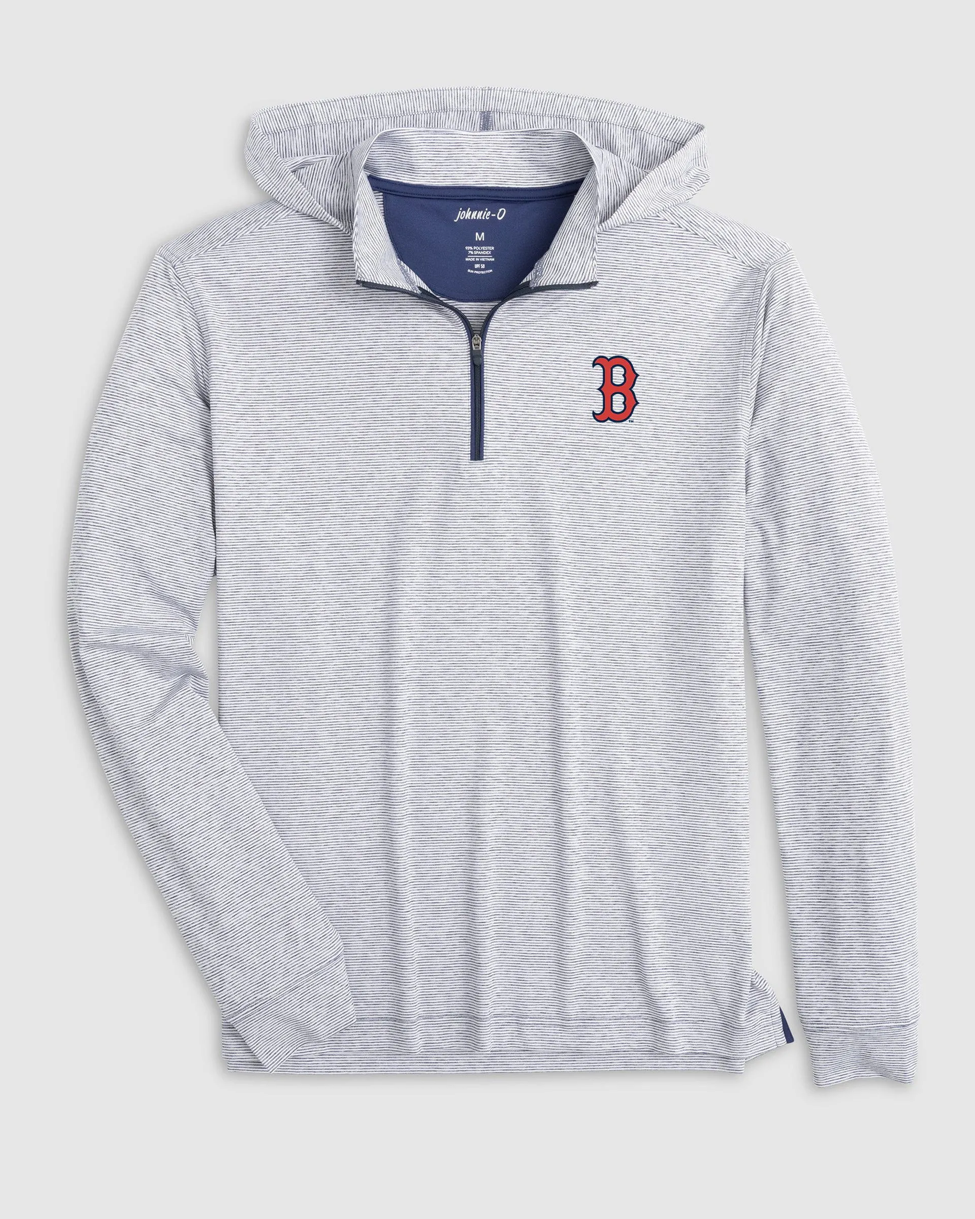 Boston Red Sox Hybrid Performance 1/4 Zip Hoodie sold by Johnnie-O
