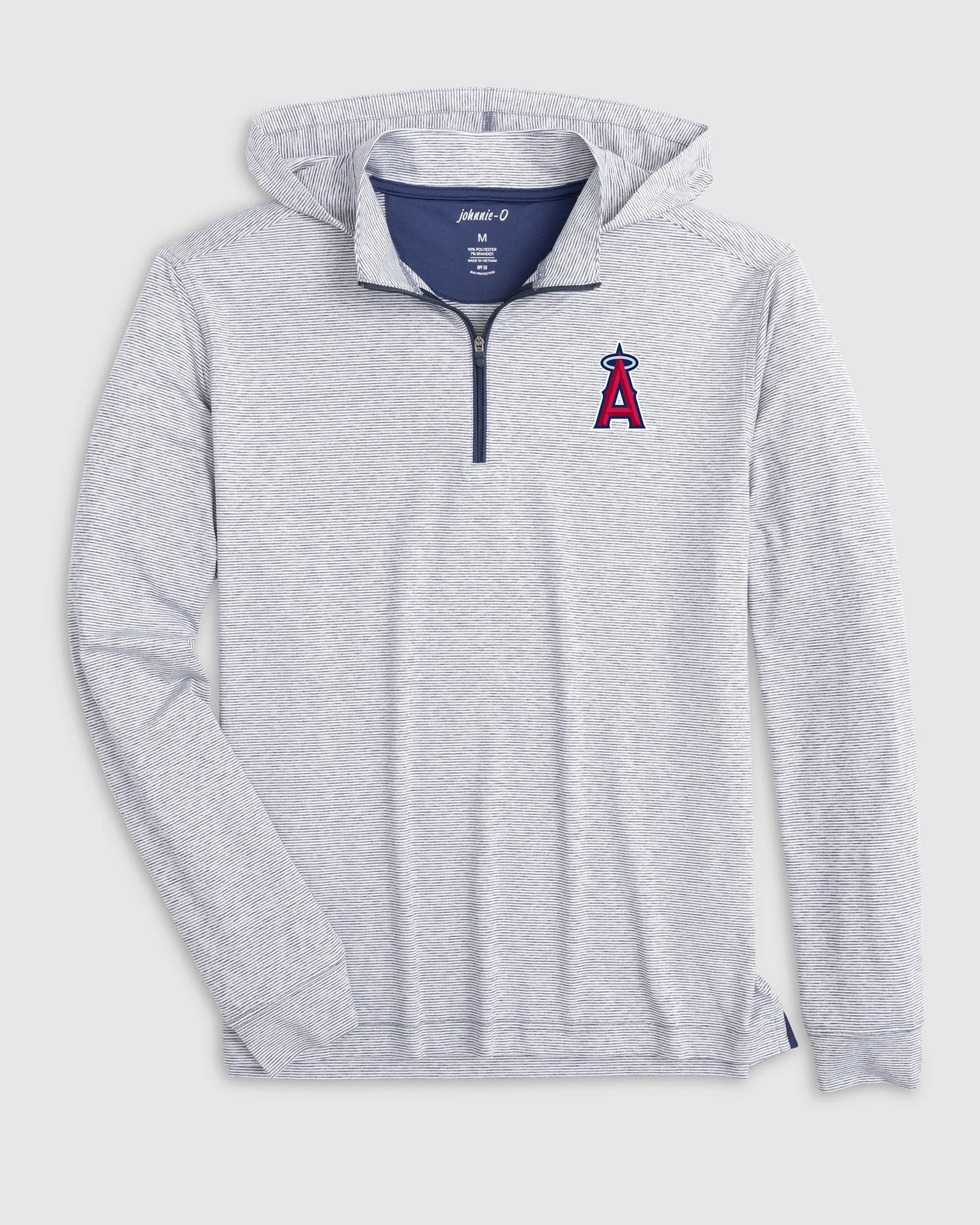 Los Angeles Angels Hybrid Performance 1/4 Zip Hoodie sold by Johnnie-O