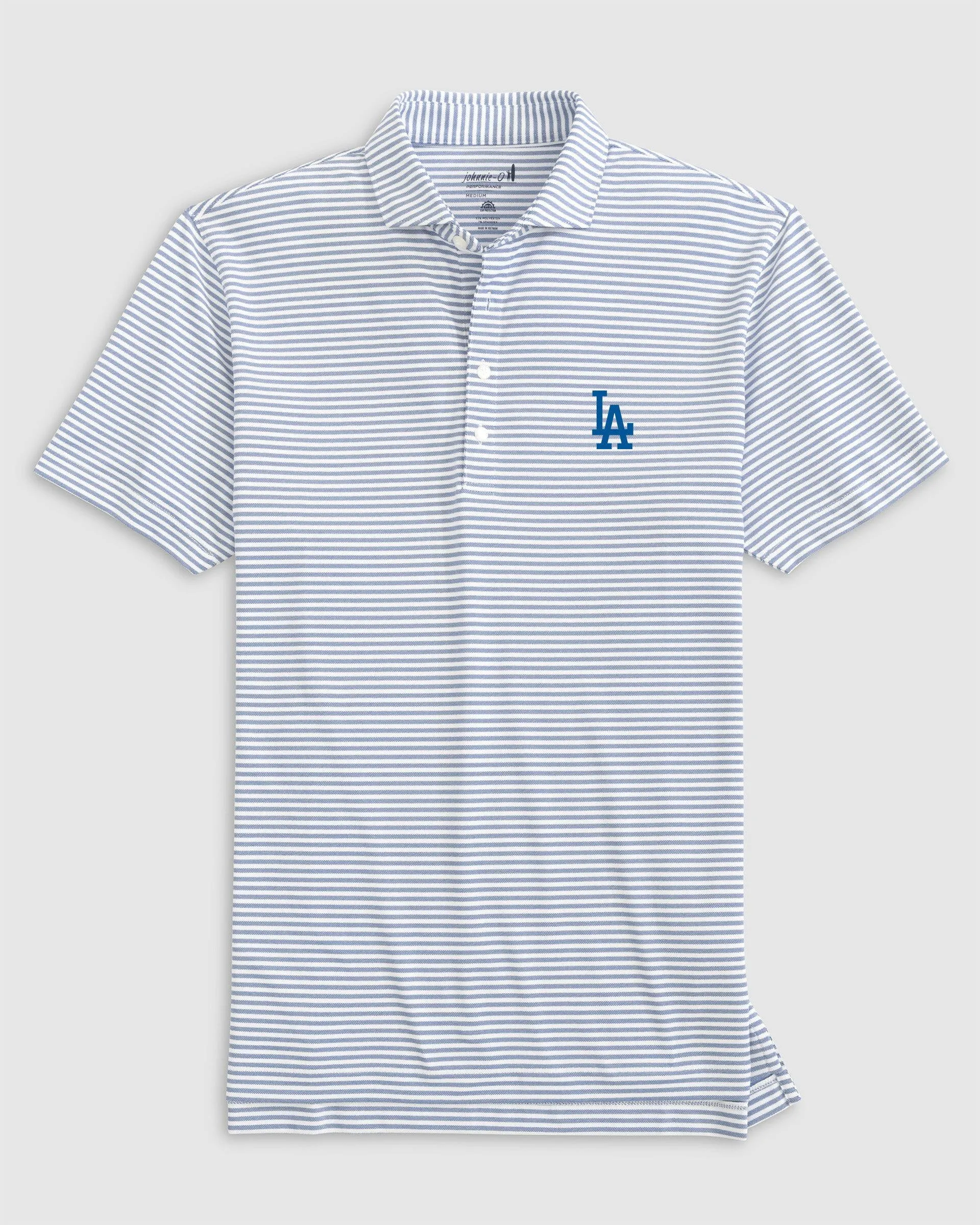 Los Angeles Dodgers Stetsons Performance Mesh Polo sold by Johnnie-O product image thumbnail 3