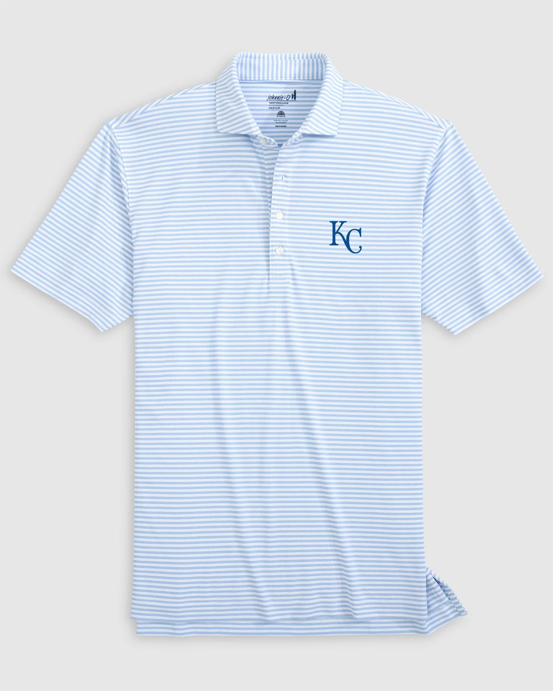 Kansas City Royals Stetsons Performance Mesh Polo sold by Johnnie-O