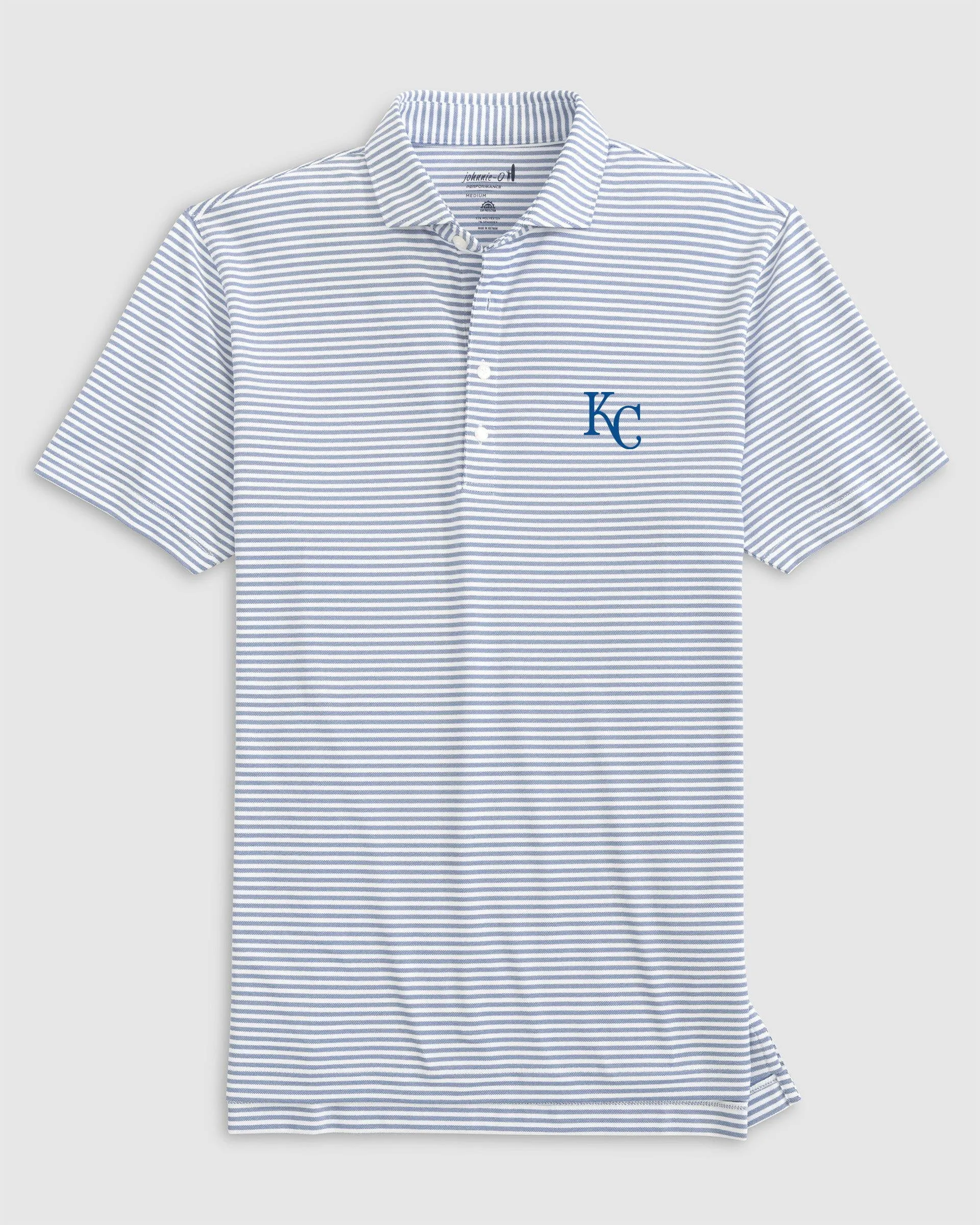 Kansas City Royals Stetsons Performance Mesh Polo sold by Johnnie-O product image thumbnail 3