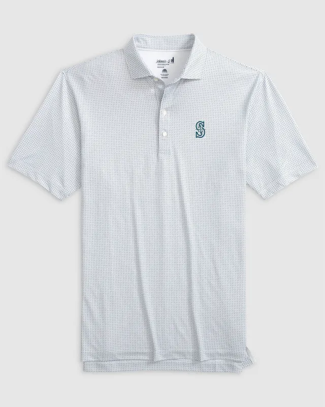 Seattle Mariners Tee Time Performance Jersey Polo sold by Johnnie-O