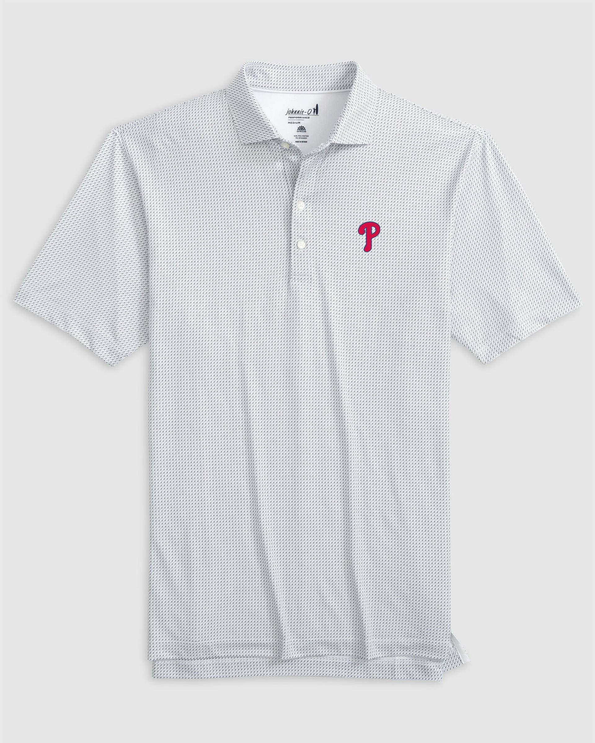 Philadelphia Phillies Tee Time Performance Jersey Polo sold by Johnnie-O