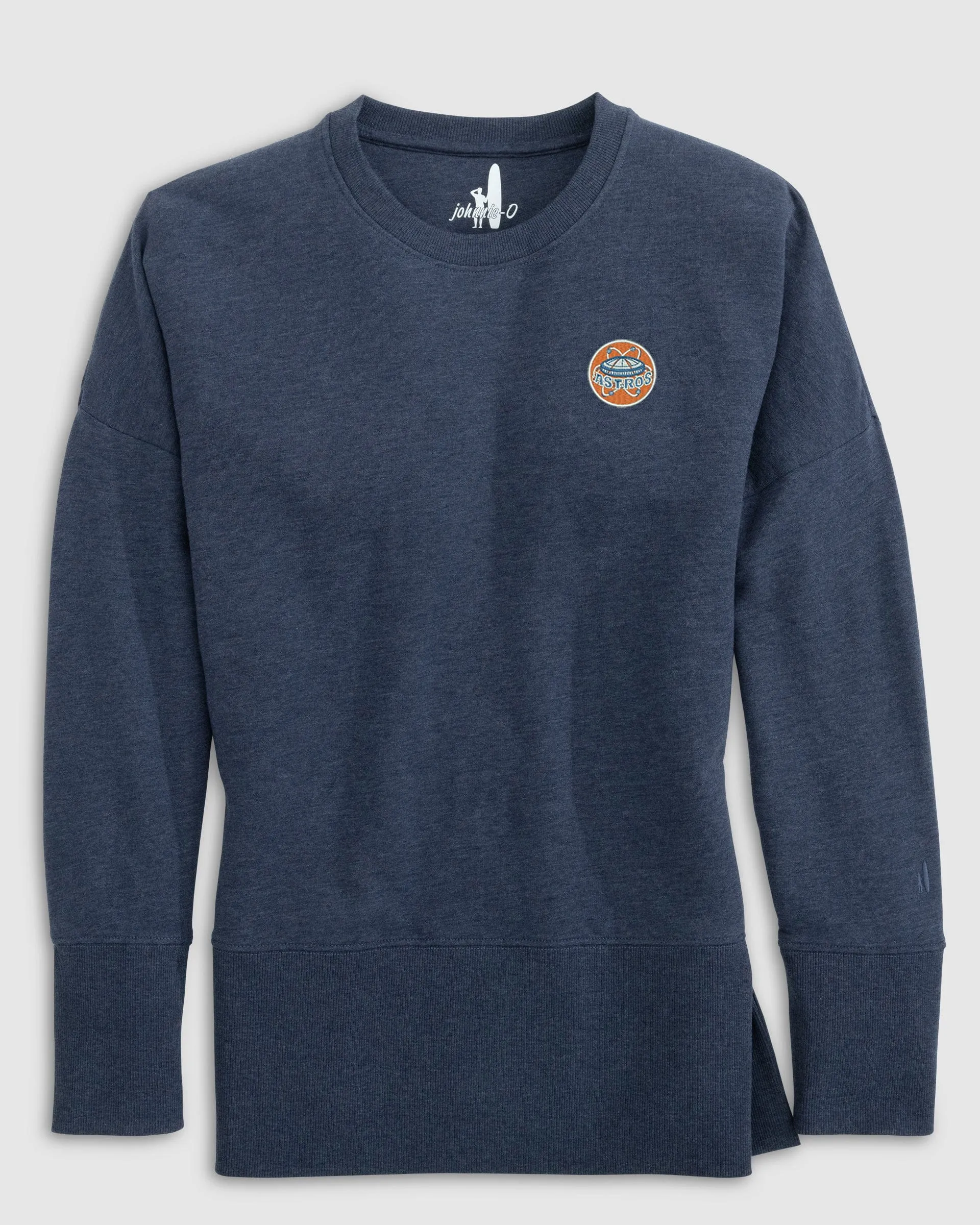 Women's Houston Astros Brittany Crewneck Sweatshirt - Cooperstown Logo sold by Johnnie-O