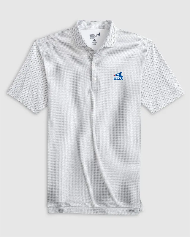 Chicago White Sox Tee Time Performance Jersey Polo - Cooperstown Logo sold by Johnnie-O