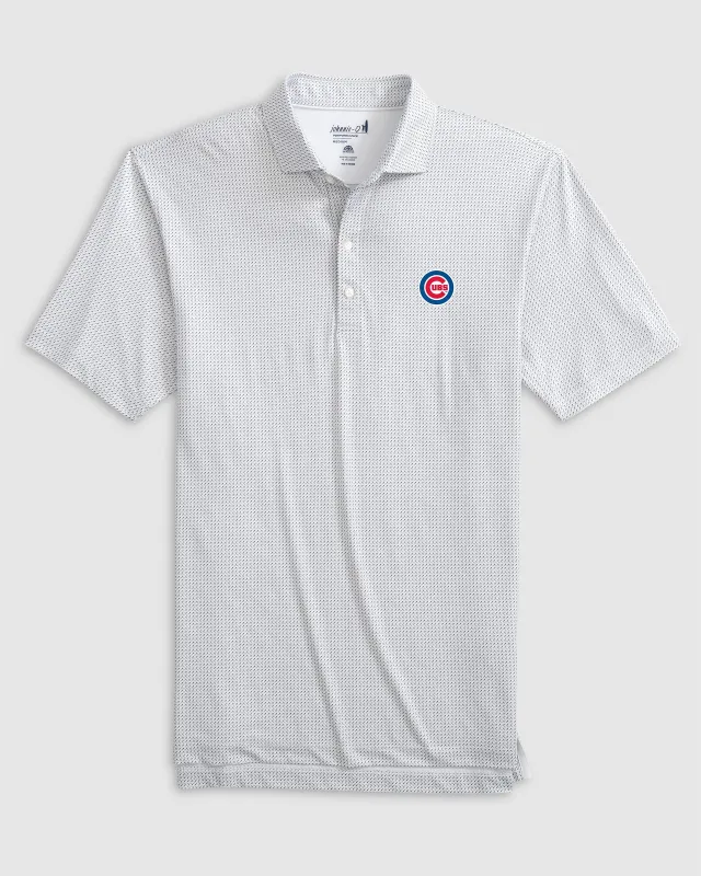Chicago Cubs Tee Time Performance Jersey Polo sold by Johnnie-O