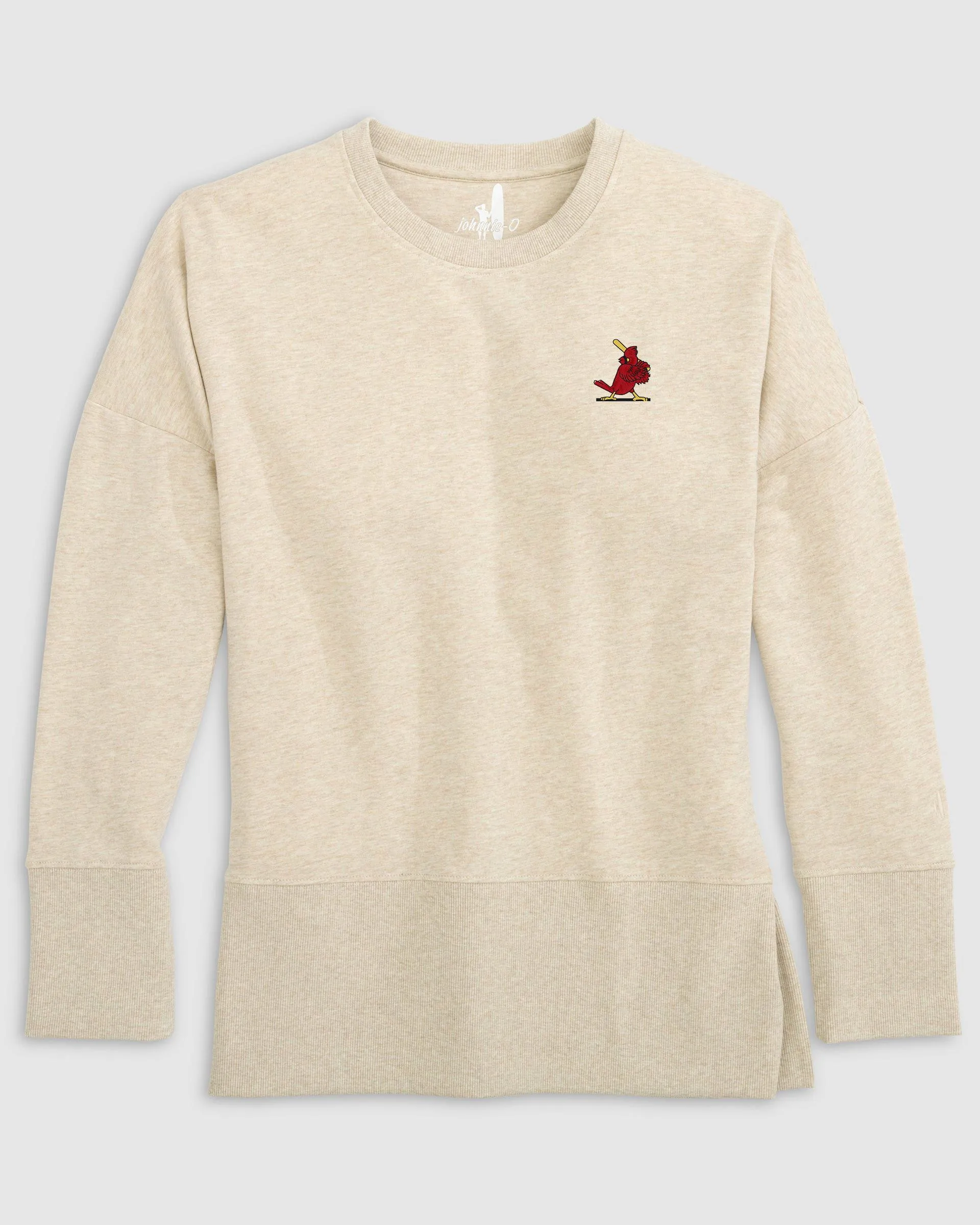 Women's St. Louis Cardinals Brittany Crewneck Sweatshirt - Cooperstown Logo sold by Johnnie-O product image thumbnail 2