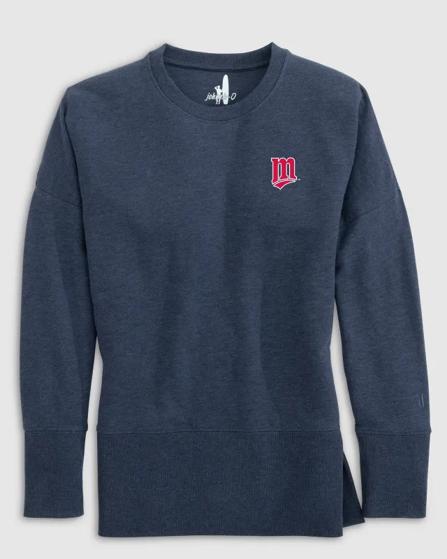 Women's Minnesota Twins Brittany Crewneck Sweatshirt - Cooperstown Logo sold by Johnnie-O