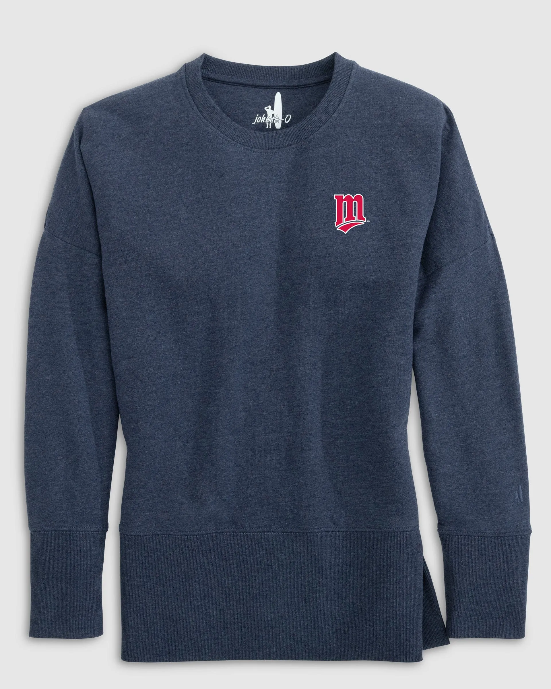 Women's Minnesota Twins Brittany Crewneck Sweatshirt - Cooperstown Logo sold by Johnnie-O