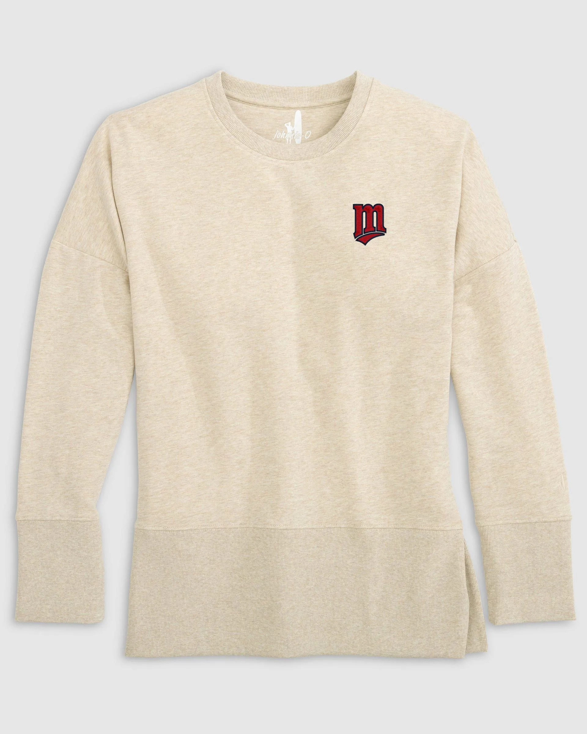 Women's Minnesota Twins Brittany Crewneck Sweatshirt - Cooperstown Logo sold by Johnnie-O product image thumbnail 2