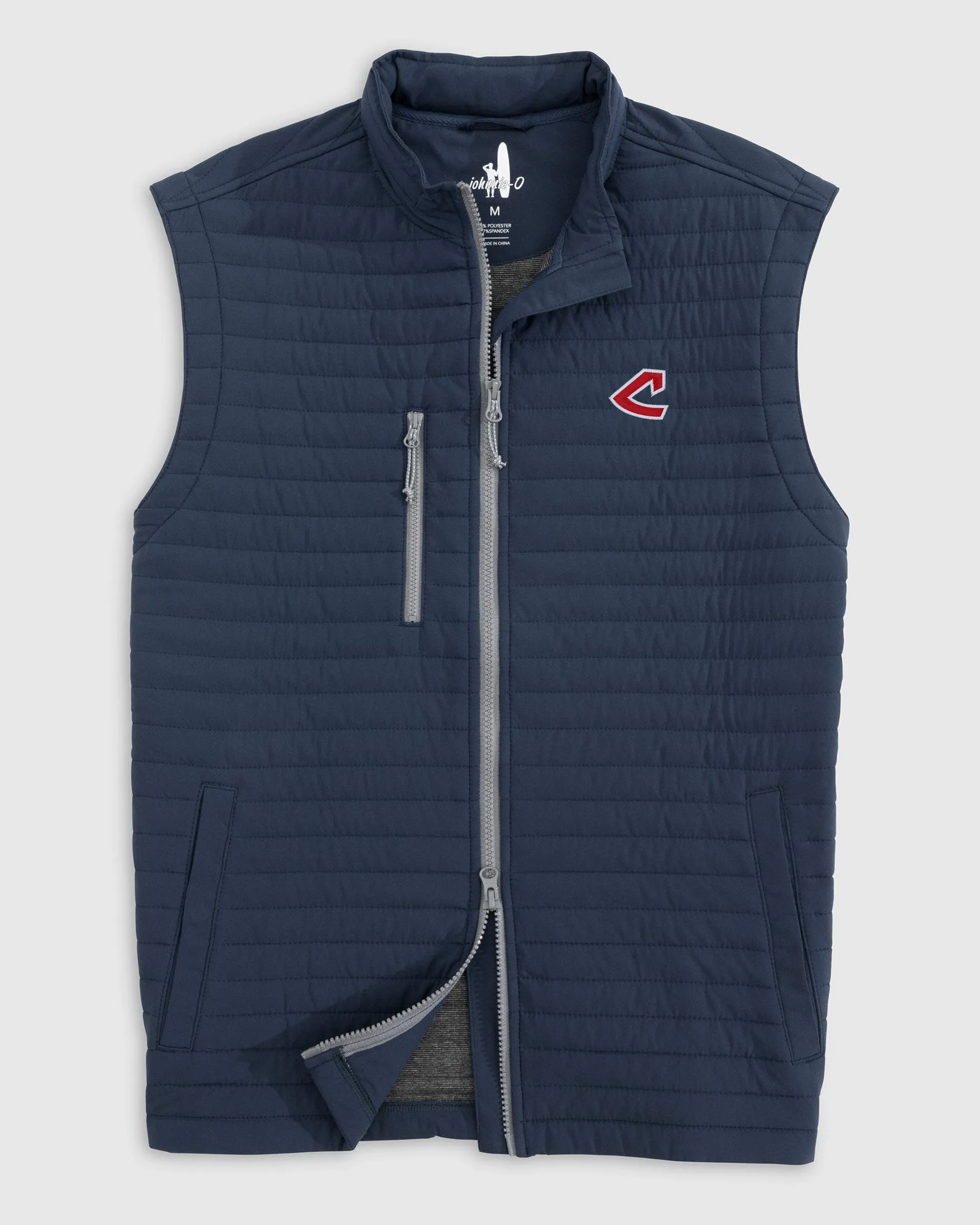 Cleveland Guardians Crosswind Quilted Performance Vest - Cooperstown Logo sold by Johnnie-O product image thumbnail 2