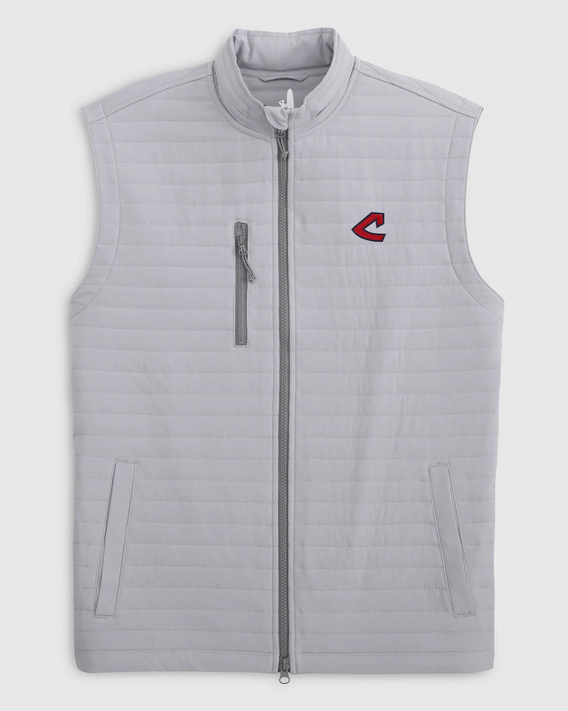 Cleveland Guardians Crosswind Quilted Performance Vest - Cooperstown Logo sold by Johnnie-O