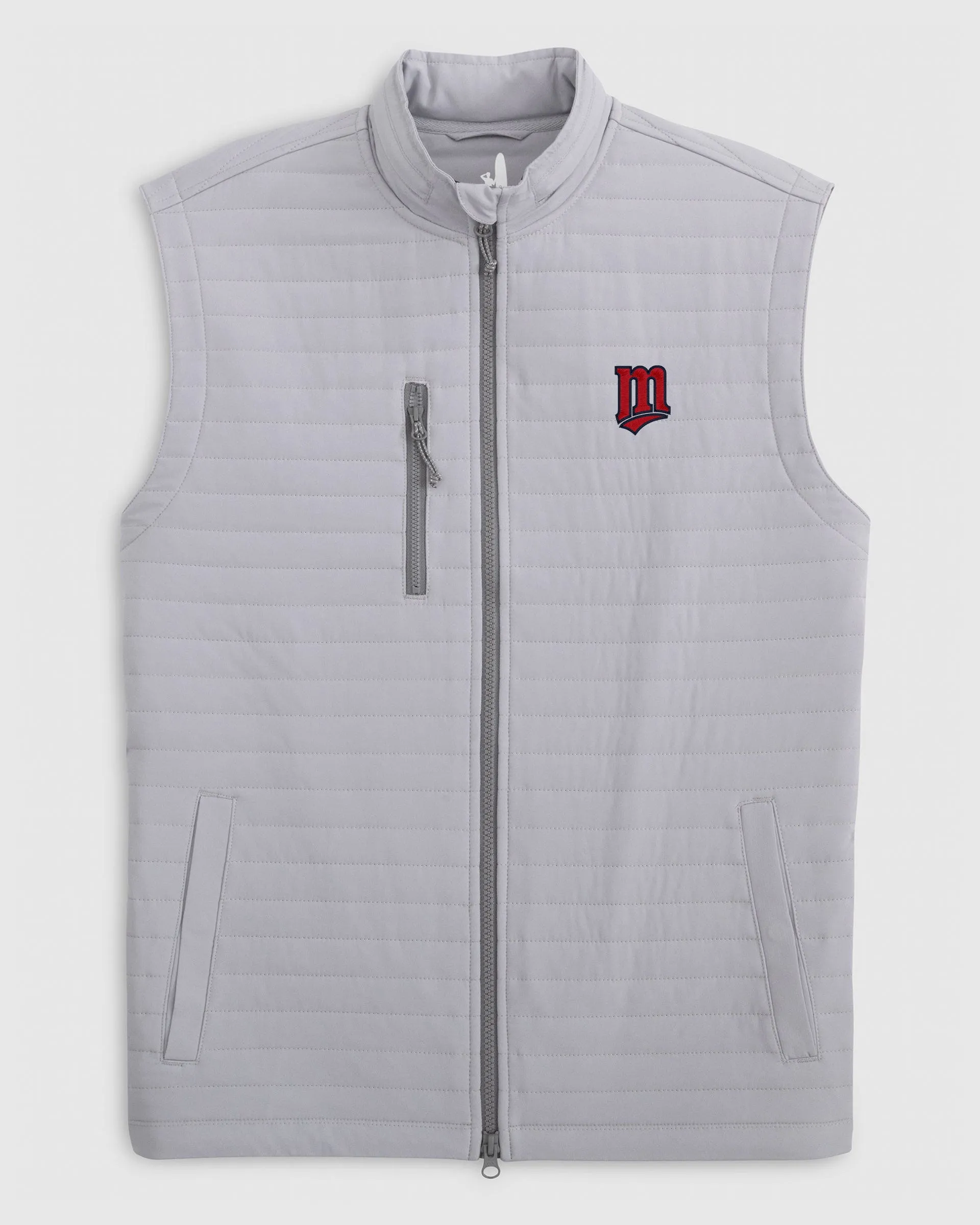 Minnesota Twins Crosswind Quilted Performance Vest - Cooperstown Logo sold by Johnnie-O