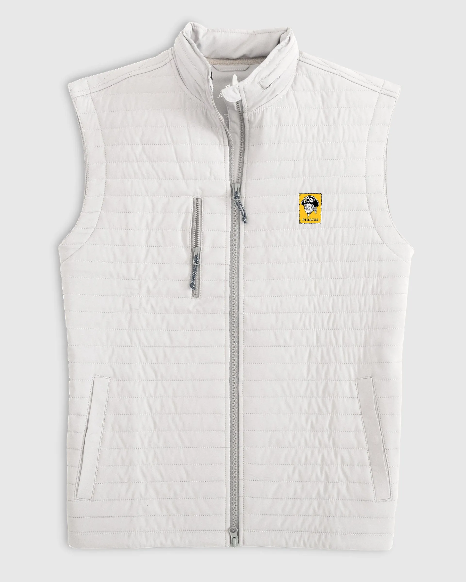 Pittsburgh Pirates Crosswind Quilted Performance Vest - Cooperstown Logo sold by Johnnie-O product image thumbnail 3