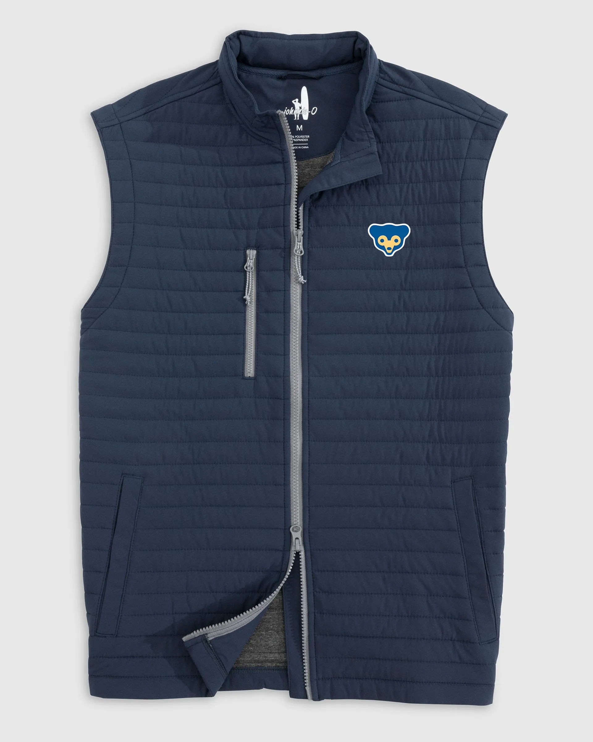 Chicago Cubs Crosswind Quilted Performance Vest - Cooperstown Logo sold by Johnnie-O product image thumbnail 2