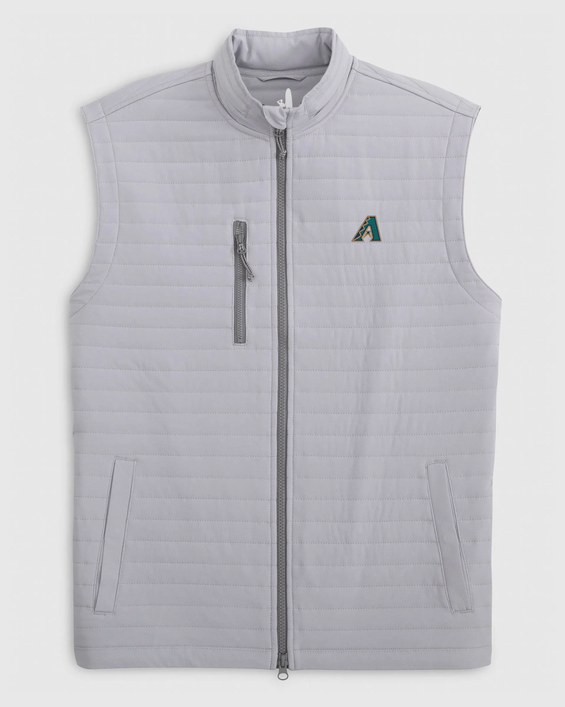 Arizona Diamondbacks Crosswind Quilted Performance Vest - Cooperstown Logo sold by Johnnie-O product image thumbnail 2