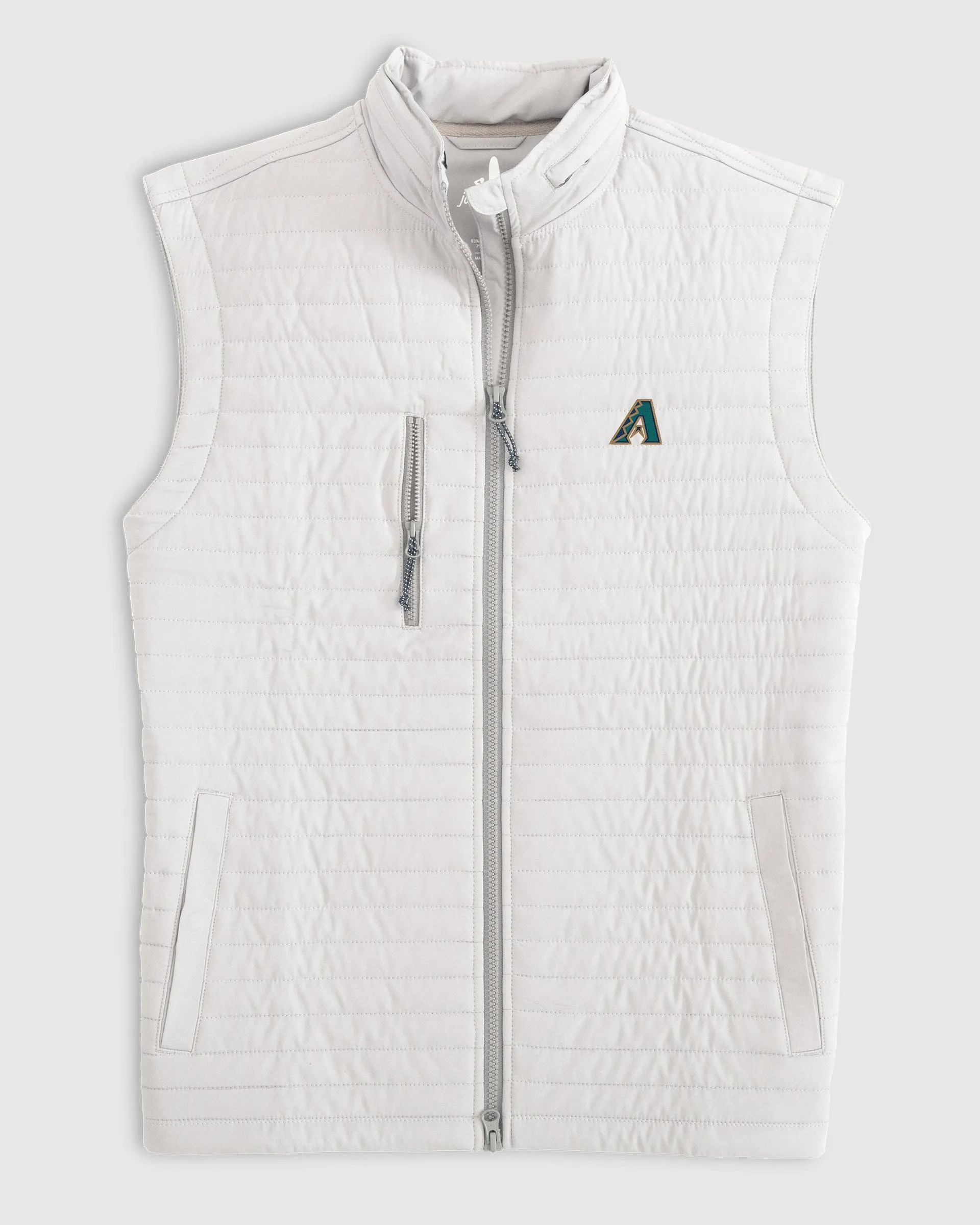 Arizona Diamondbacks Crosswind Quilted Performance Vest - Cooperstown Logo sold by Johnnie-O product image thumbnail 3