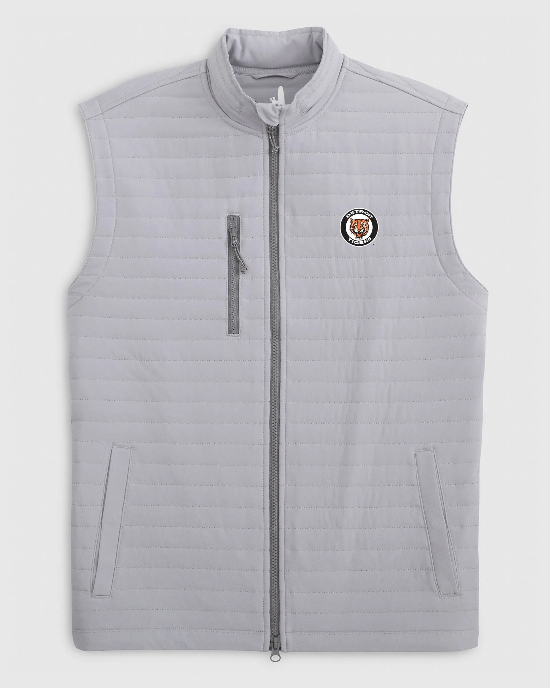 Detroit Tigers Crosswind Quilted Performance Vest - Cooperstown Logo sold by Johnnie-O product image thumbnail 2