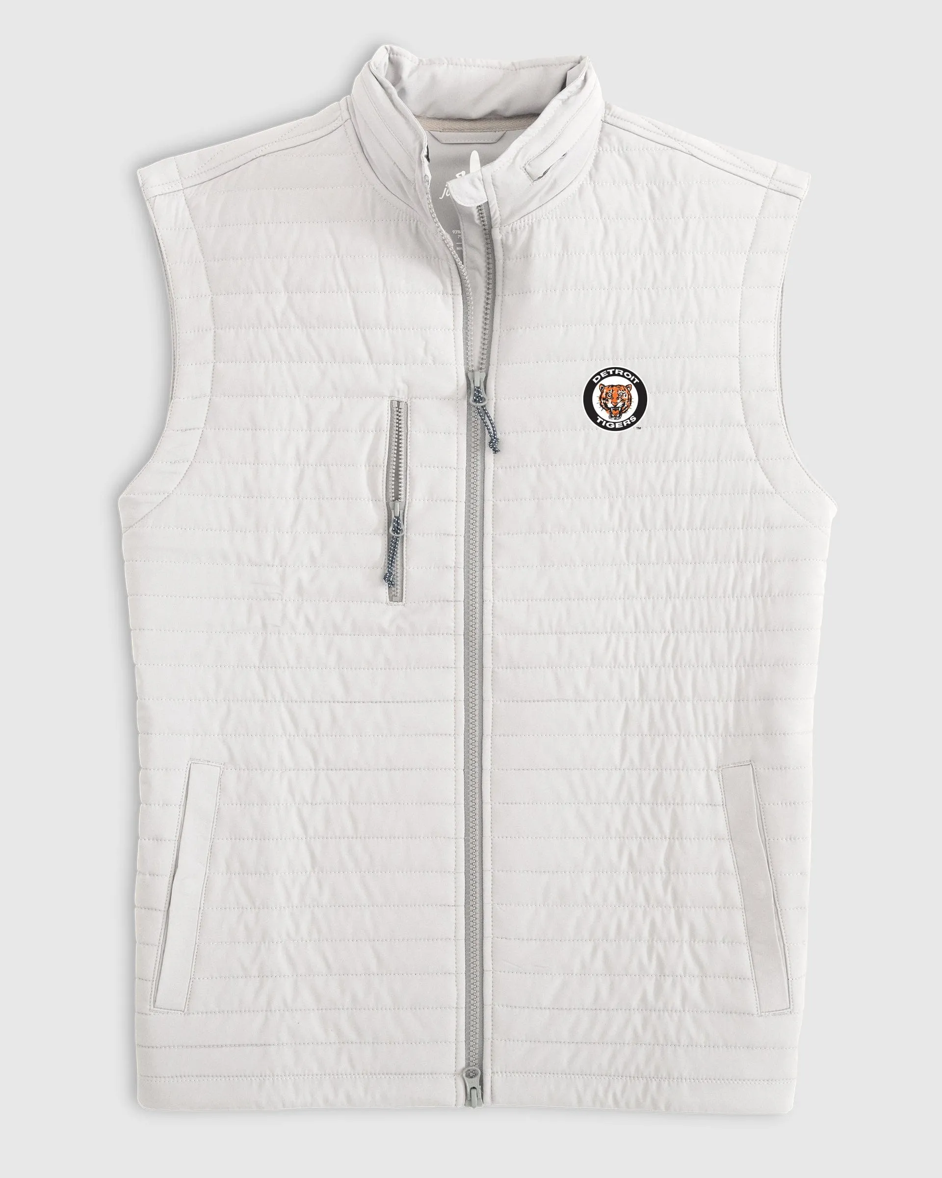Detroit Tigers Crosswind Quilted Performance Vest - Cooperstown Logo sold by Johnnie-O product image thumbnail 3