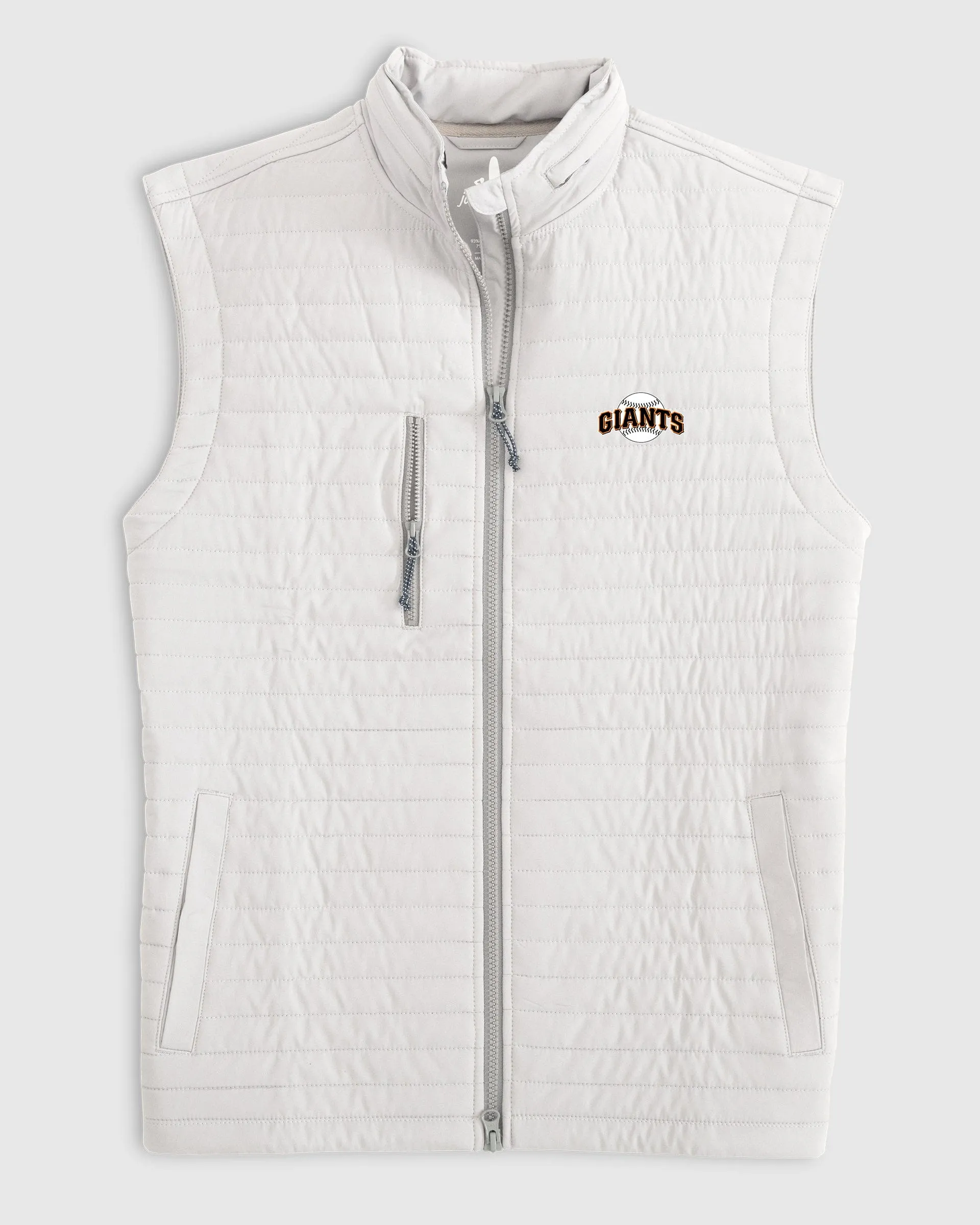 San Francisco Giants Crosswind Quilted Performance Vest - Cooperstown Logo sold by Johnnie-O product image thumbnail 3