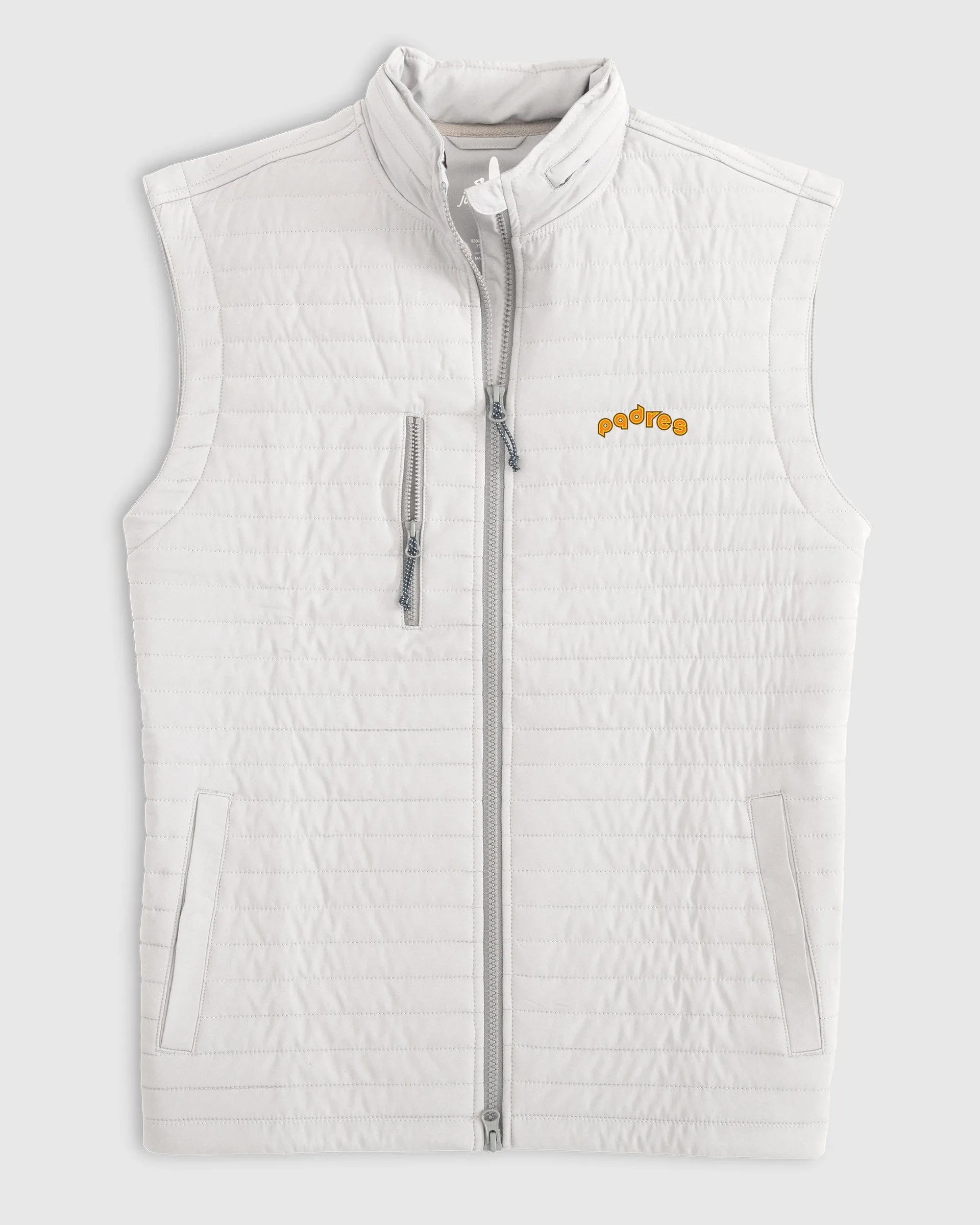 San Diego Padres Crosswind Quilted Performance Vest - Cooperstown Logo sold by Johnnie-O product image thumbnail 3