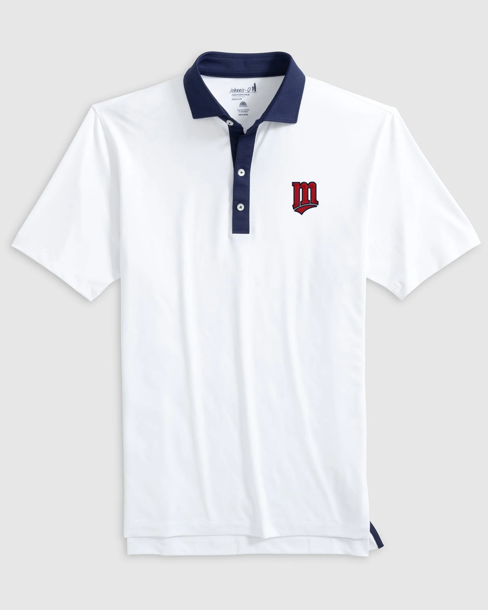 Minnesota Twins Ramos Performance Jersey Polo - Cooperstown Logo sold by Johnnie-O