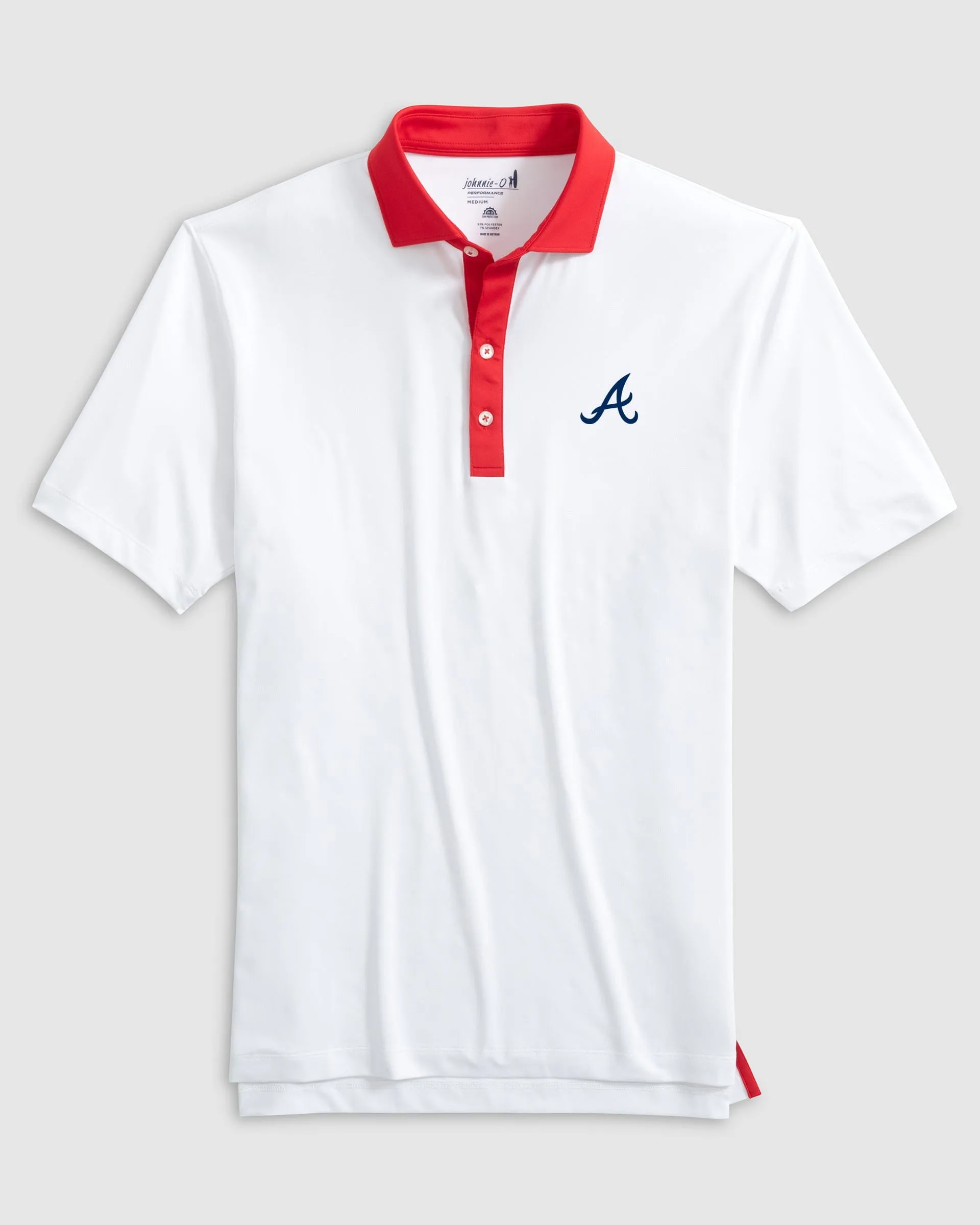 Atlanta Braves Ramos Performance Jersey Polo sold by Johnnie-O product image thumbnail 2