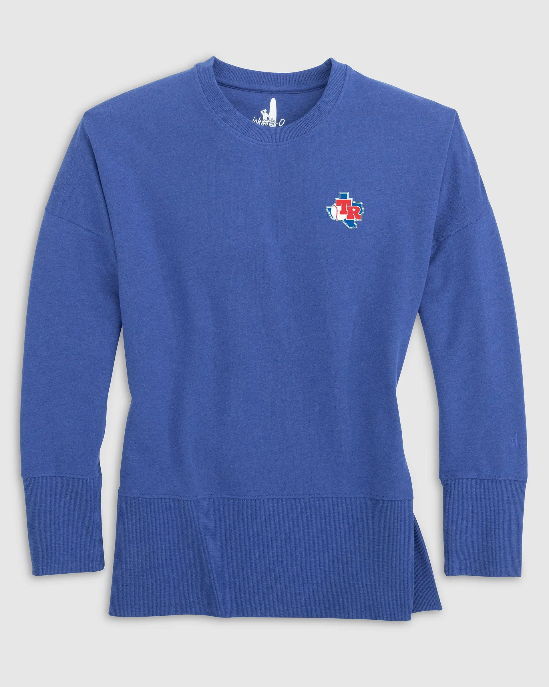 Women's Texas Rangers Brittany Crewneck Sweatshirt - Cooperstown Logo sold by Johnnie-O product image thumbnail 4