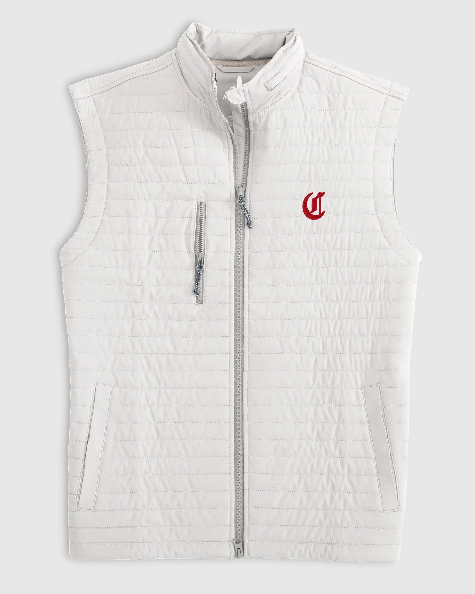 Cincinnati Reds Crosswind Quilted Performance Vest - Cooperstown Logo sold by Johnnie-O product image thumbnail 4