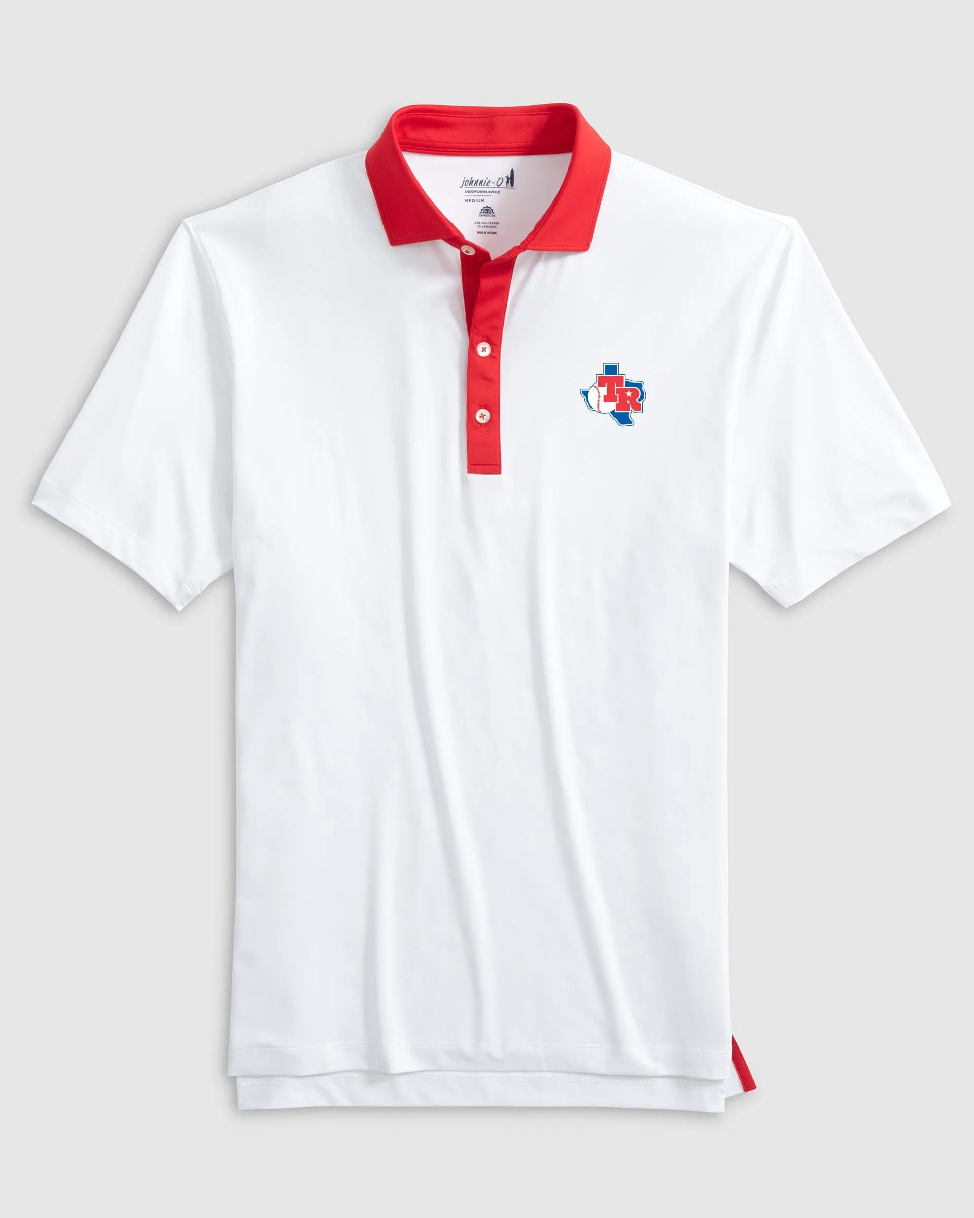 Texas Rangers Ramos Performance Jersey Polo - Cooperstown Logo sold by Johnnie-O product image thumbnail 2