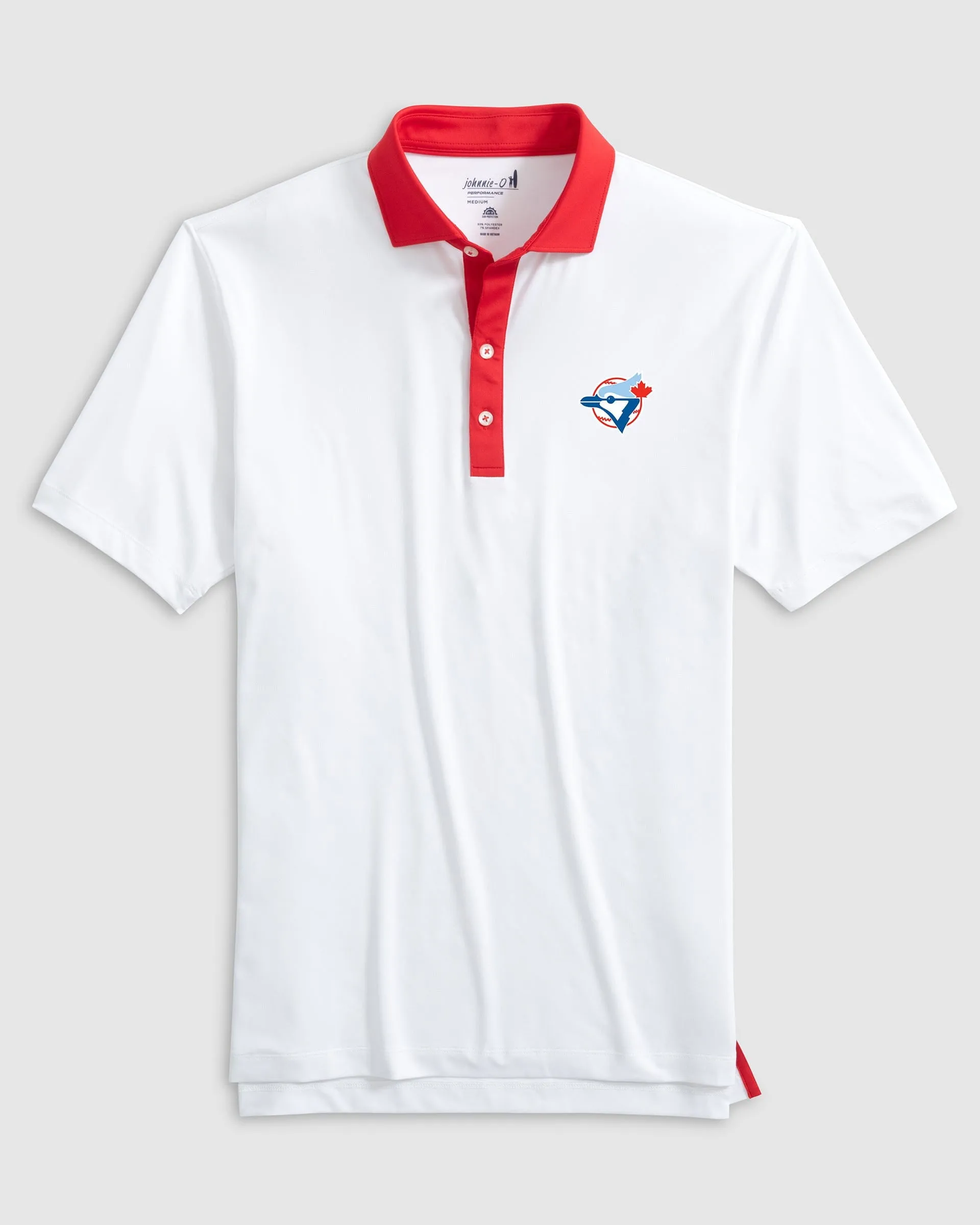 Toronto Blue Jays Ramos Performance Jersey Polo - Cooperstown Logo sold by Johnnie-O