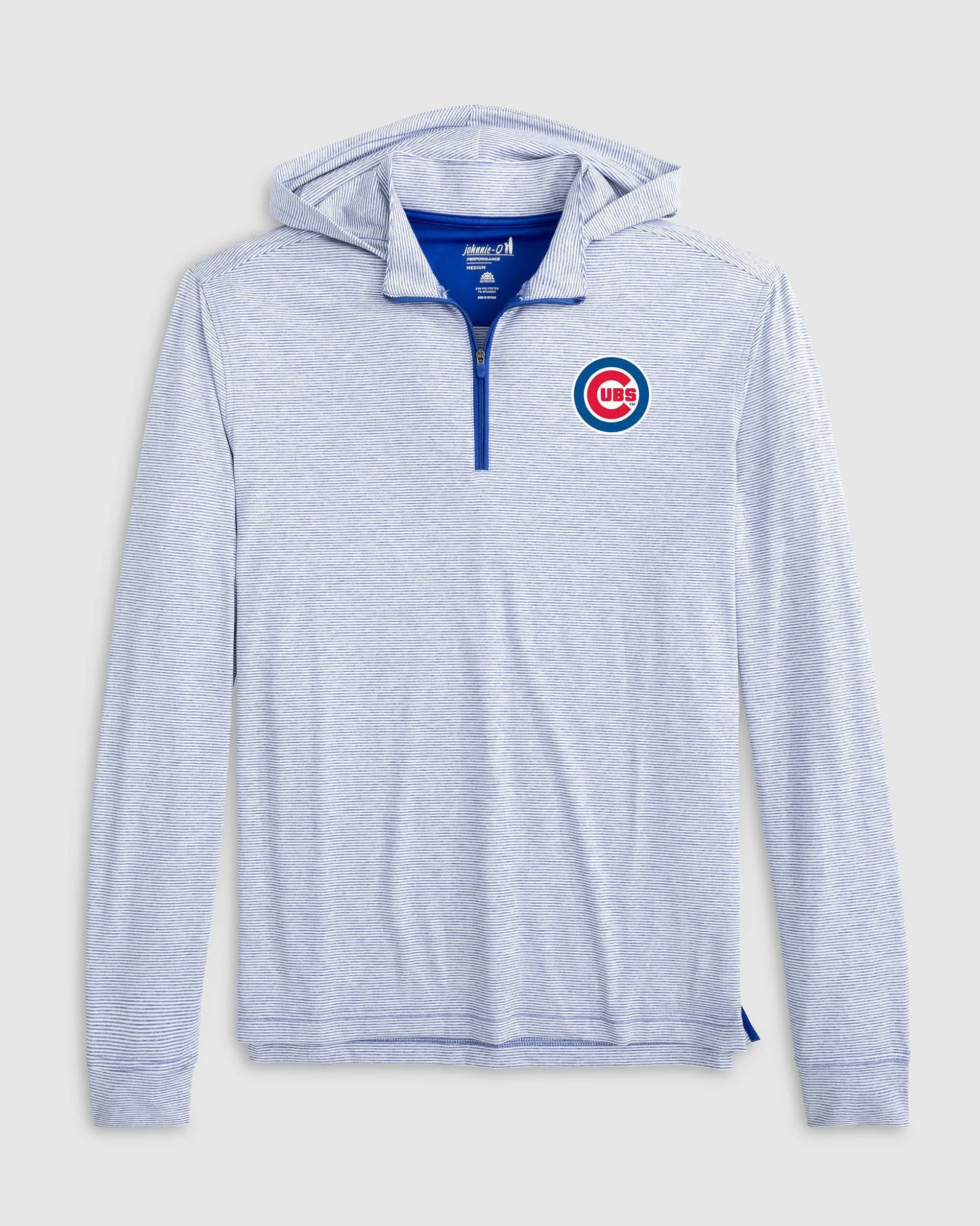 Chicago Cubs Hybrid Performance 1/4 Zip Hoodie sold by Johnnie-O product image thumbnail 4