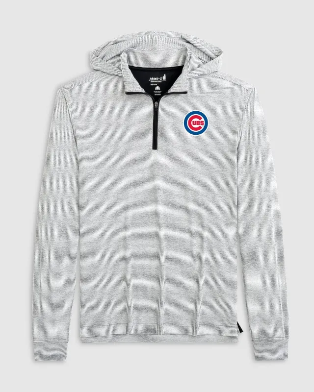 Chicago Cubs Hybrid Performance 1/4 Zip Hoodie sold by Johnnie-O