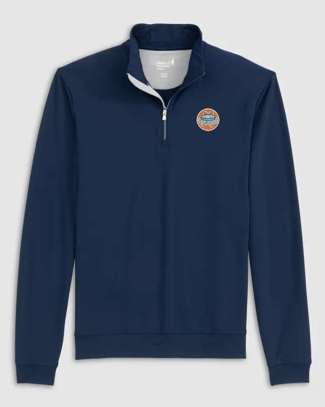 Houston Astros Motion Performance 1/4 Zip - Cooperstown Logo sold by Johnnie-O