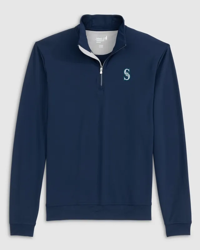 Seattle Mariners Motion Performance 1/4 Zip sold by Johnnie-O