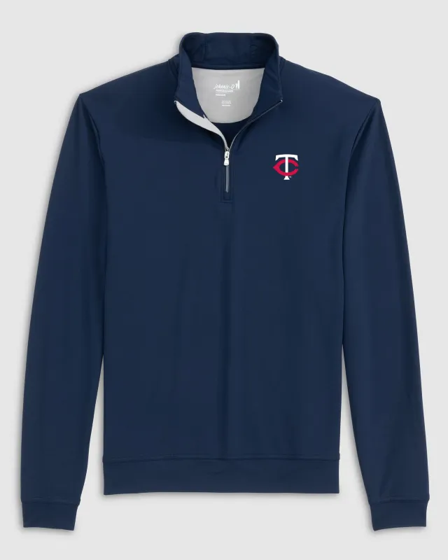 Minnesota Twins Motion Performance 1/4 Zip sold by Johnnie-O