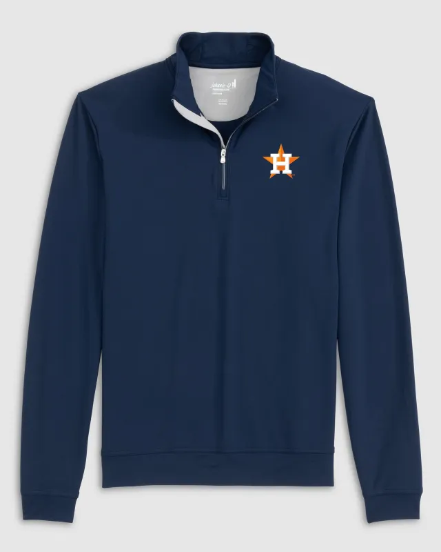 Houston Astros Motion Performance 1/4 Zip sold by Johnnie-O