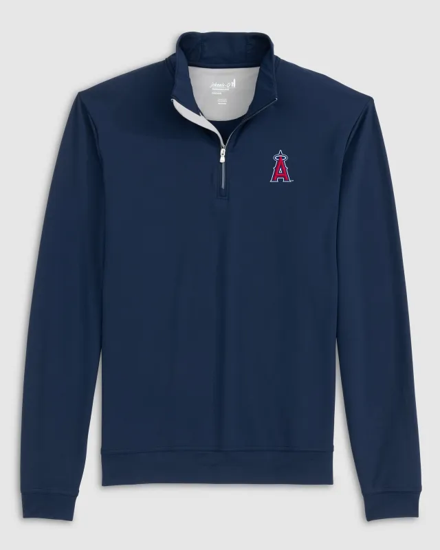 Los Angeles Angels Motion Performance 1/4 Zip sold by Johnnie-O