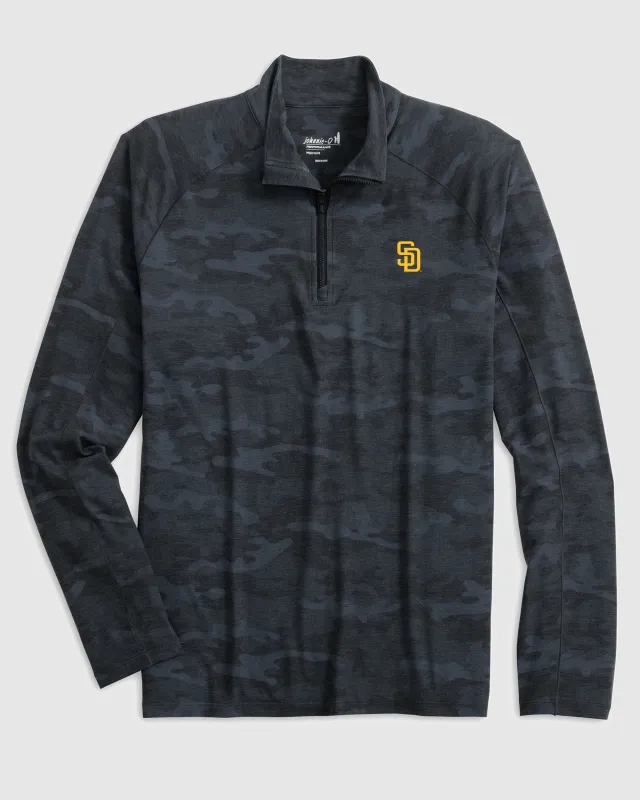 San Diego Padres Patton Performance Camo 1/4 Zip sold by Johnnie-O