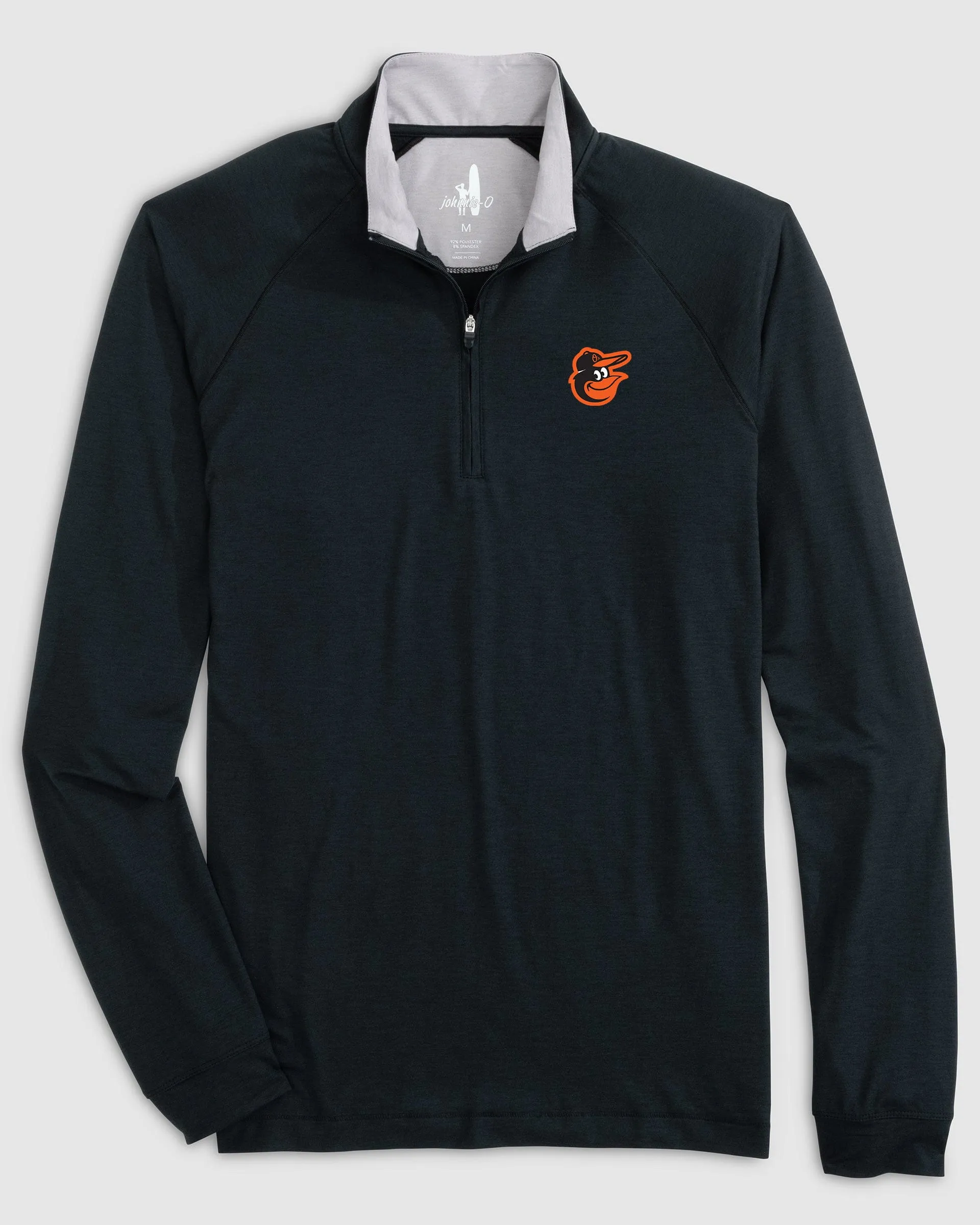 Baltimore Orioles Freeborne Performance 1/4 Zip sold by Johnnie-O