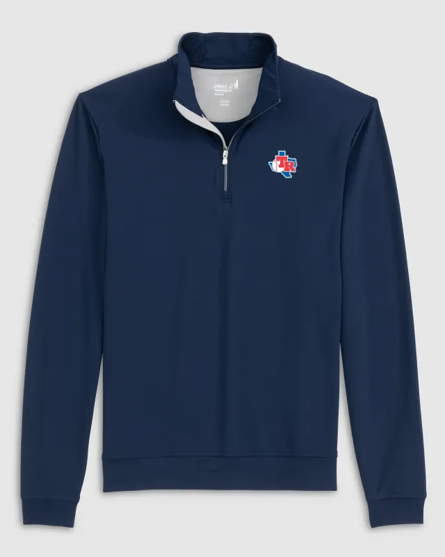 Texas Rangers Motion Performance 1/4 Zip - Cooperstown Logo sold by Johnnie-O