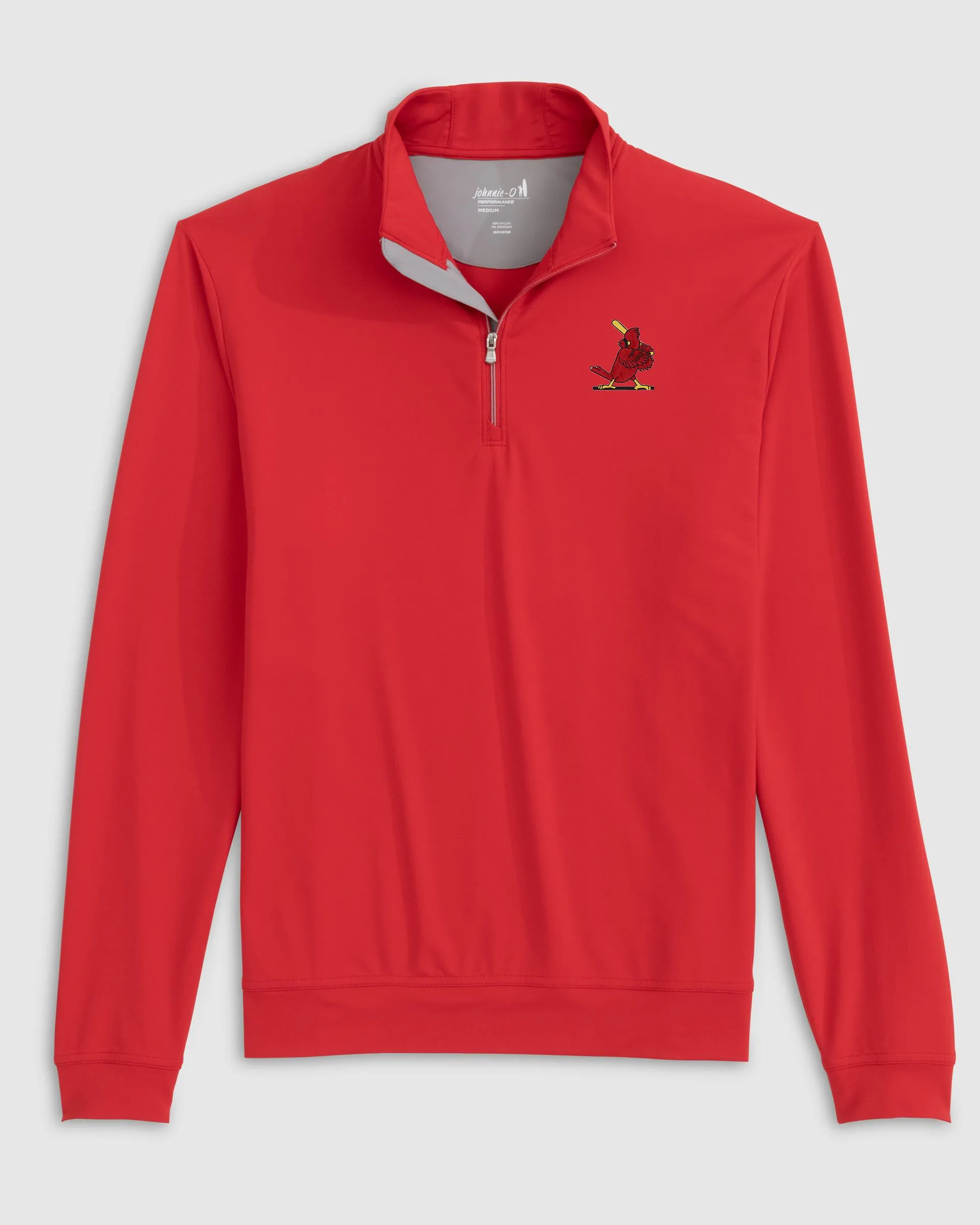 St. Louis Cardinals Motion Performance 1/4 Zip - Cooperstown Logo sold by Johnnie-O product image thumbnail 2