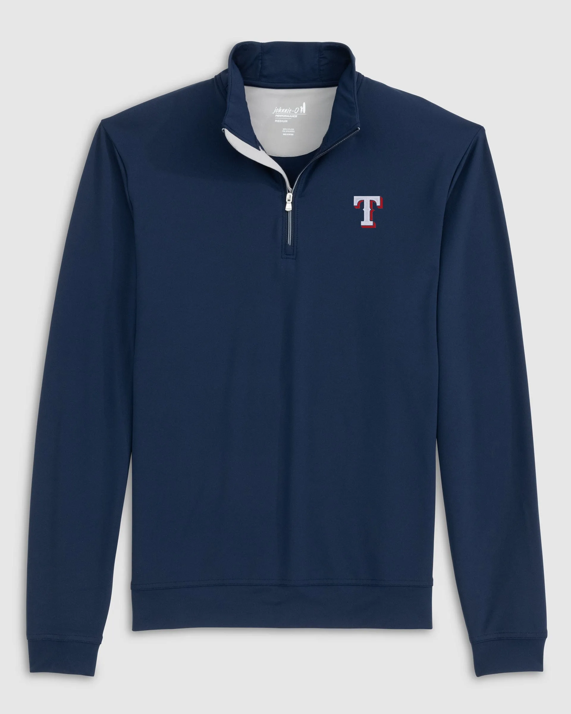 Texas Rangers Motion Performance 1/4 Zip sold by Johnnie-O