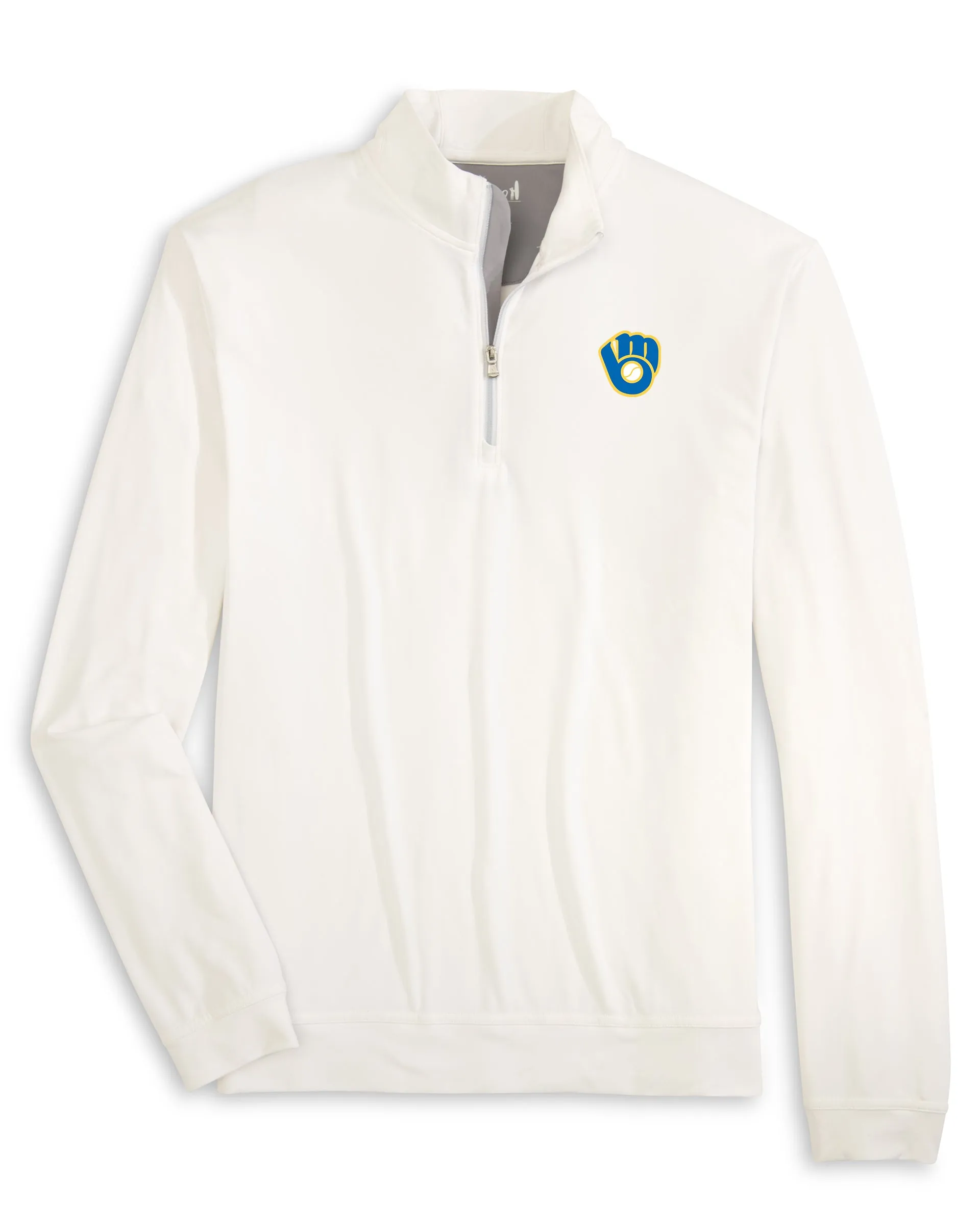 Milwaukee Brewers Motion Performance 1/4 Zip - Cooperstown Logo sold by Johnnie-O product image thumbnail 3