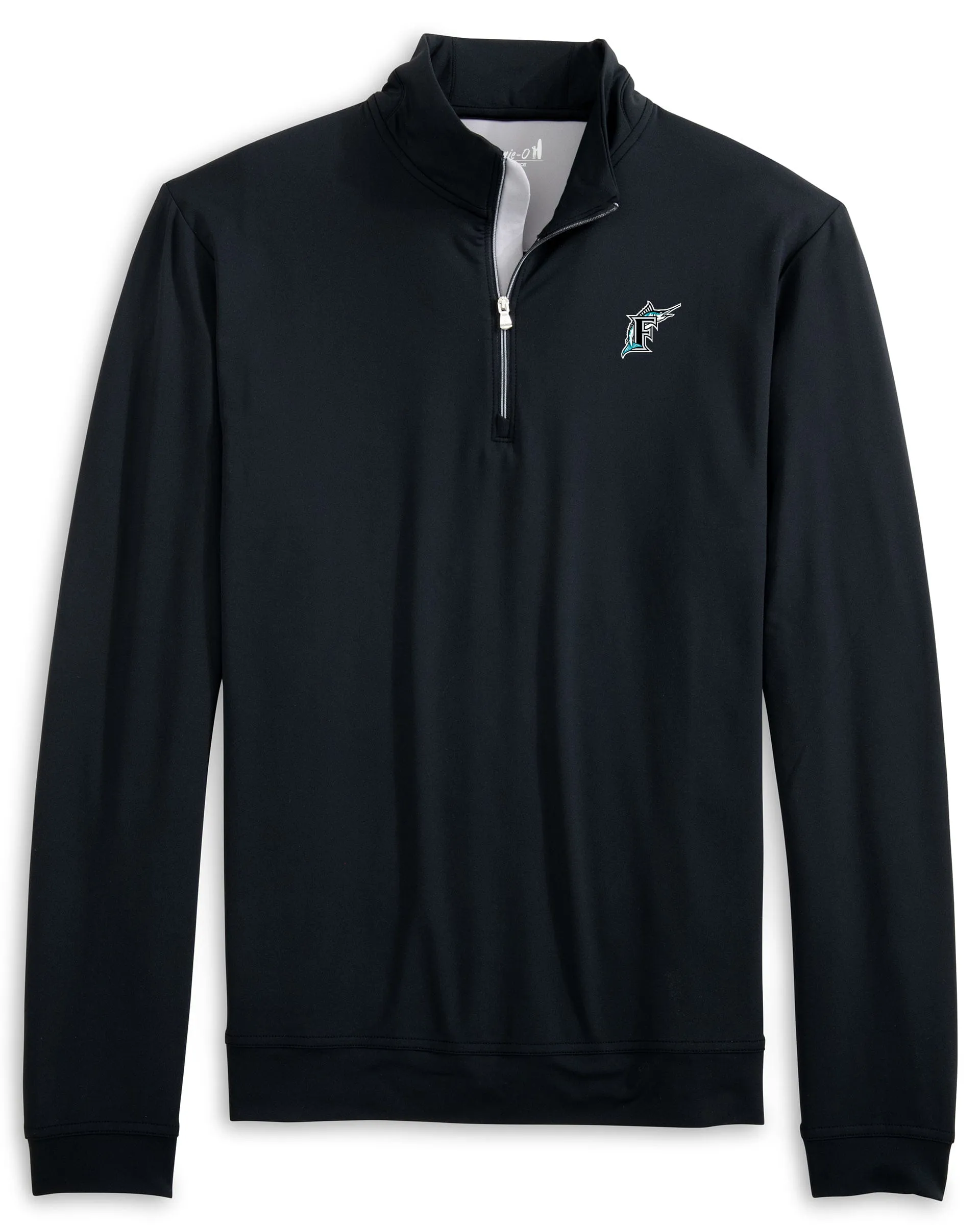 Miami Marlins Motion Performance 1/4 Zip - Cooperstown Logo sold by Johnnie-O