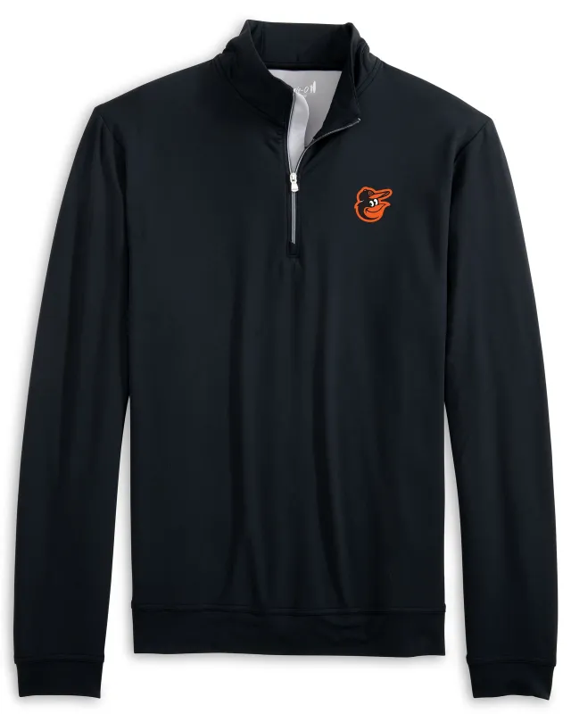 Baltimore Orioles Motion Performance 1/4 Zip sold by Johnnie-O