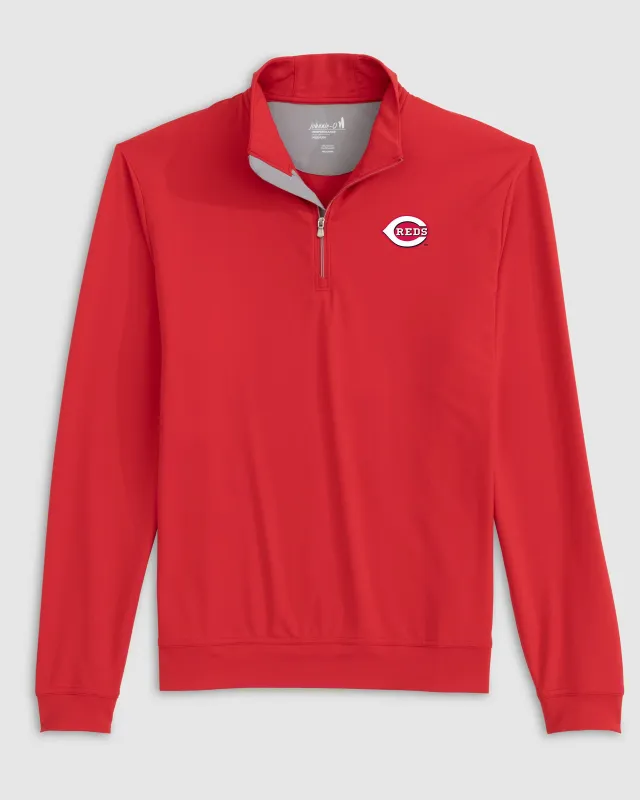 Cincinnati Reds Motion Performance 1/4 Zip sold by Johnnie-O