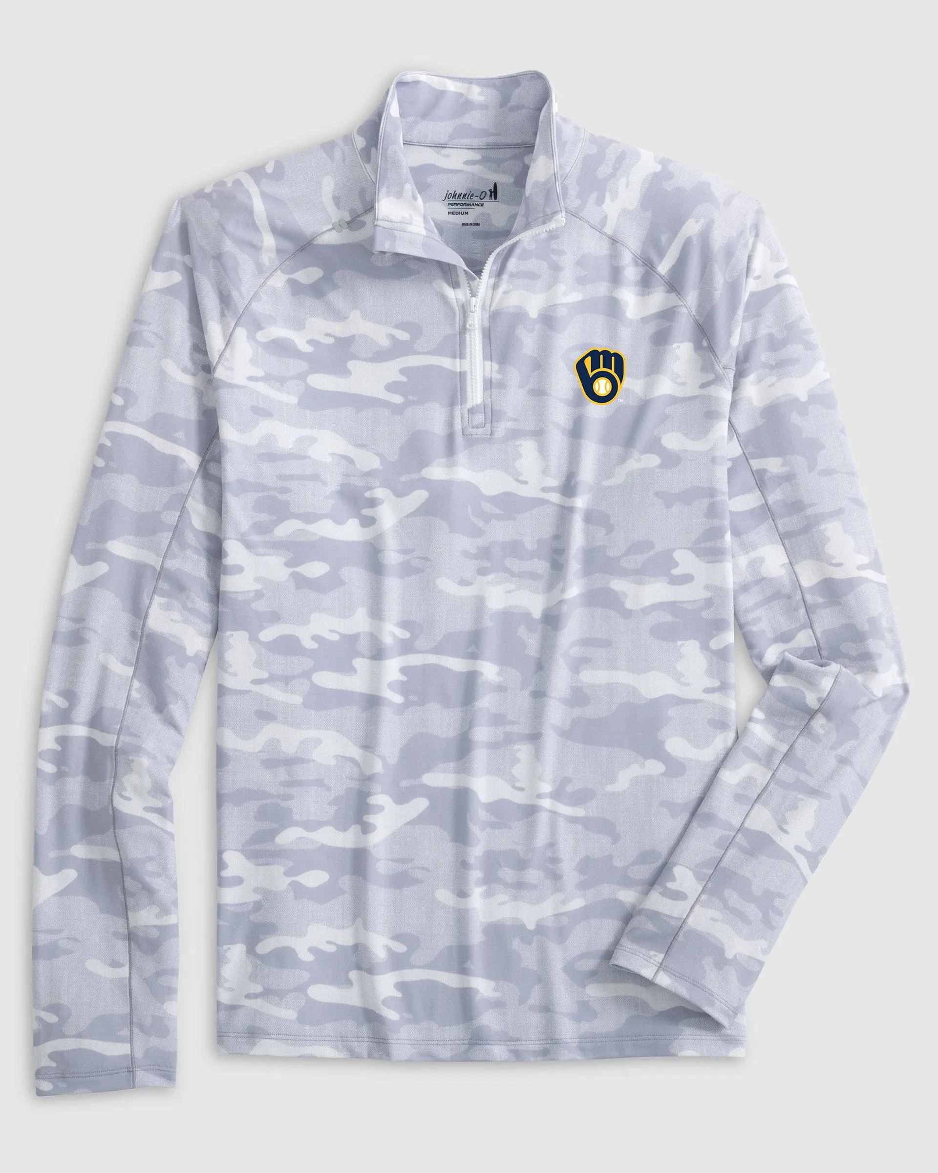 Milwaukee Brewers Patton Performance Camo 1/4 Zip sold by Johnnie-O product image thumbnail 2