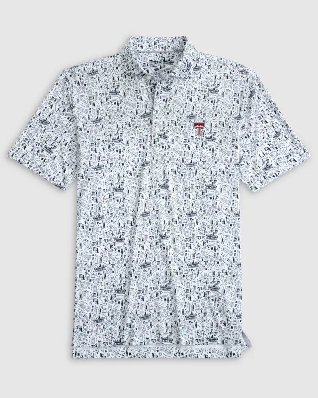Texas Tech Hoop There It Is Performance Jersey Polo sold by Johnnie-O